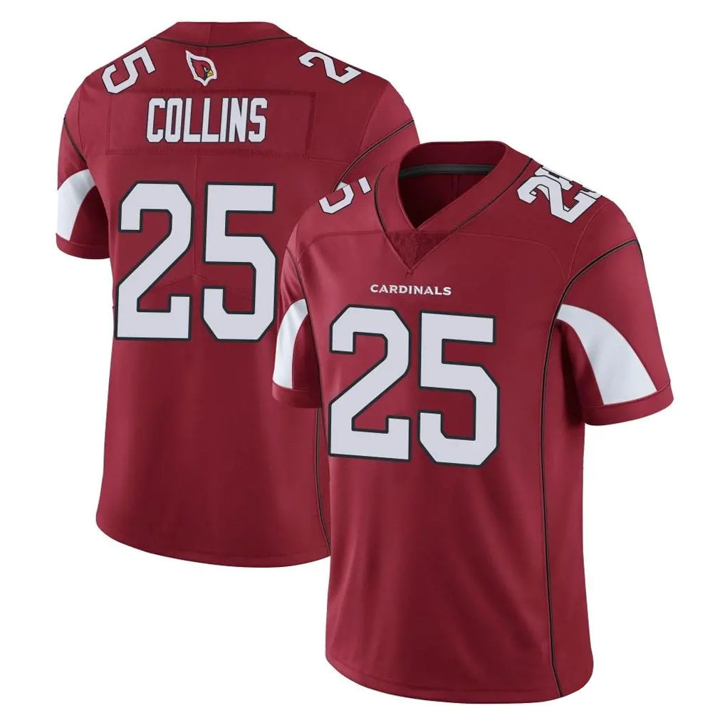 A.Cardinals #25 Zaven Collins Player Cardinal Vapor Limited Home Game  STECN Stitched Jerseys