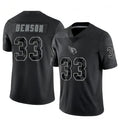 A.Cardinals #33 Trey Benson Player Black RFLCTV Limited STECN Stitched Jerseys