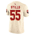 A.Cardinals #55 Dante Stills Player Cream Rivalries Collection Vapor Limited Home Game STECN Stitched Jerseys