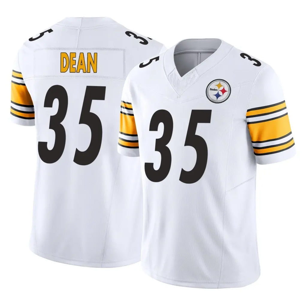 P.Steelers #35 Jamel Dean Player White Limited Vapor F.U.S.E. Home Game STECN Stitched Jerseys