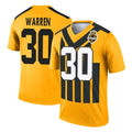 P.Steelers #30 Jaylen Warren Player Gold Legend Limited 1933 Throwback Performance Home Game STECN Stitched Jerseys