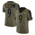 P.Steelers #9 Chris Boswell Player Olive Salute To Service Limited Game STECN Stitched Jerseys