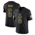 P.Steelers #6 Patrick Queen Player Black Impact Limited Home Game STECN Stitched Jerseys