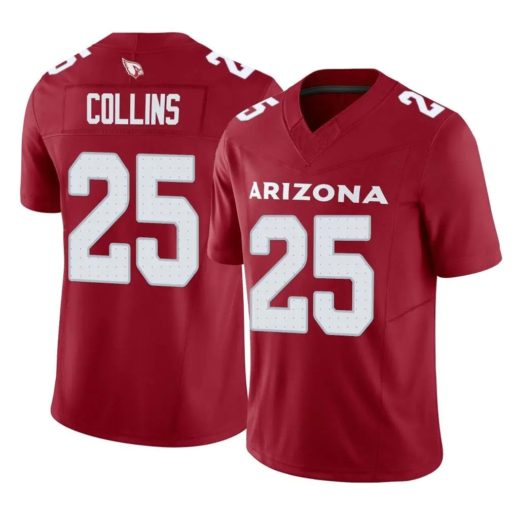 A.Cardinals #25 Zaven Collins Player Cardinal Vapor F.U.S.E. Limited Home Game STECN Stitched Jerseys