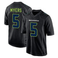S.Seahawks #5 Jason Myers Player Black Limited Fashion Home Game STECN Stitched Jerseys