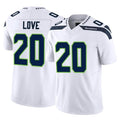 S.Seahawks #20 Julian Love Player White Limited Vapor F.U.S.E. Home Game STECN Stitched Jerseys