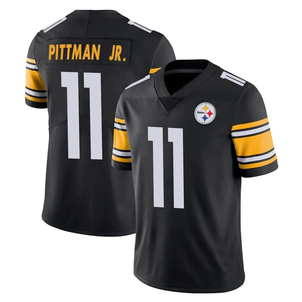 P.Steelers #11 Michael Pittman Jr. Player Black Limited Vapor Untouchable Home Game STECN Stitched Jerseys