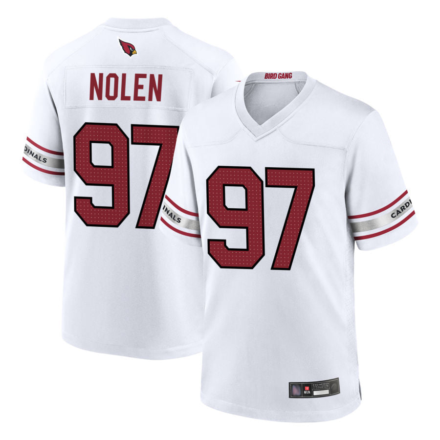 A.Cardinals #97 Walter Nolen III Player White Game STECN Stitched Jerseys