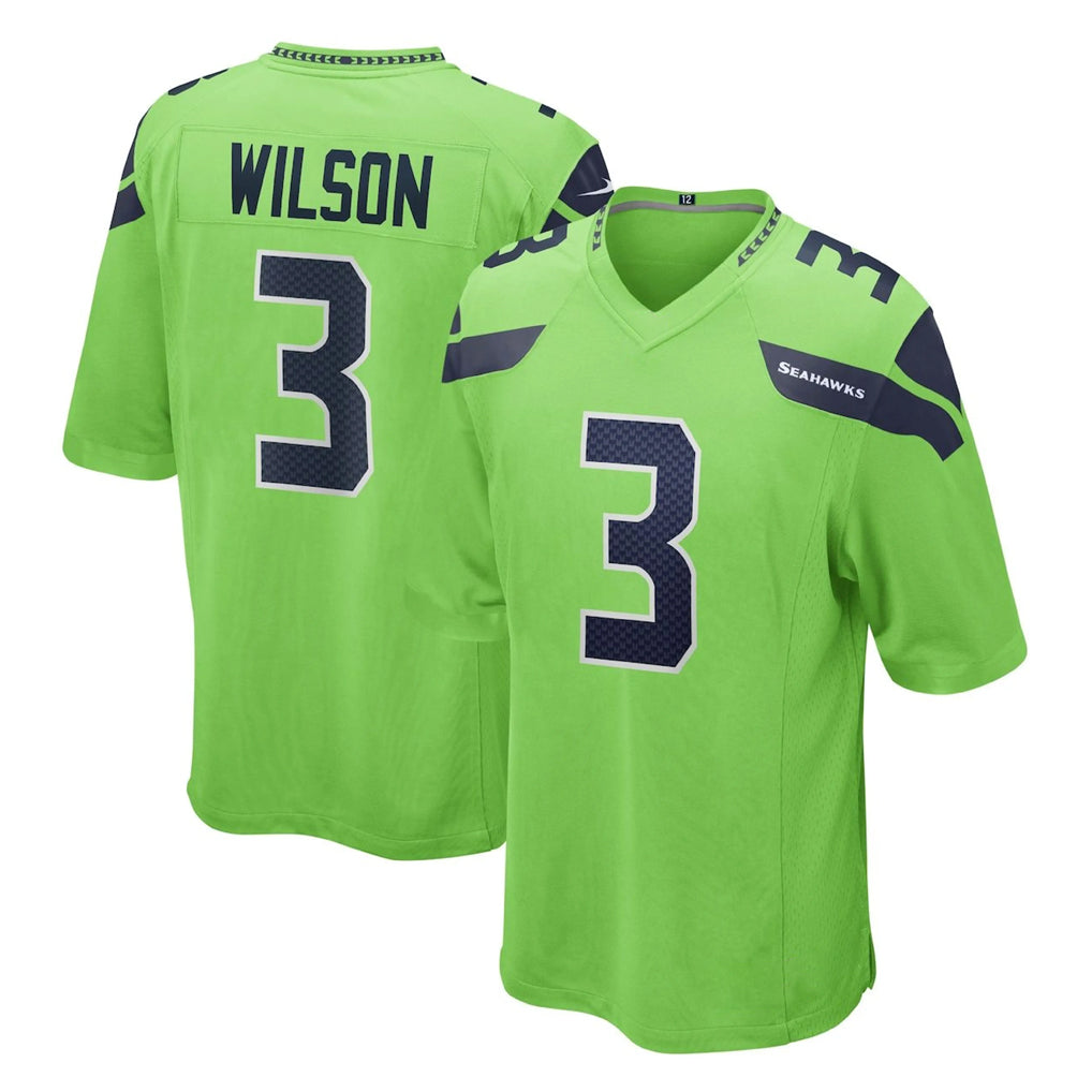 S.Seahawks #3 Nick Emmanwori Player Green Home Game STECN Stitched Jerseys