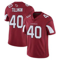 A.Cardinals #40 Pat Tillman Player Cardinal Vapor Limited Home Game  STECN Stitched Jerseys