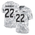 S.Seahawks #22 Rashid Shaheed Player Arctic Camo Limited Salute To Service Home Game STECN Stitched Jerseys