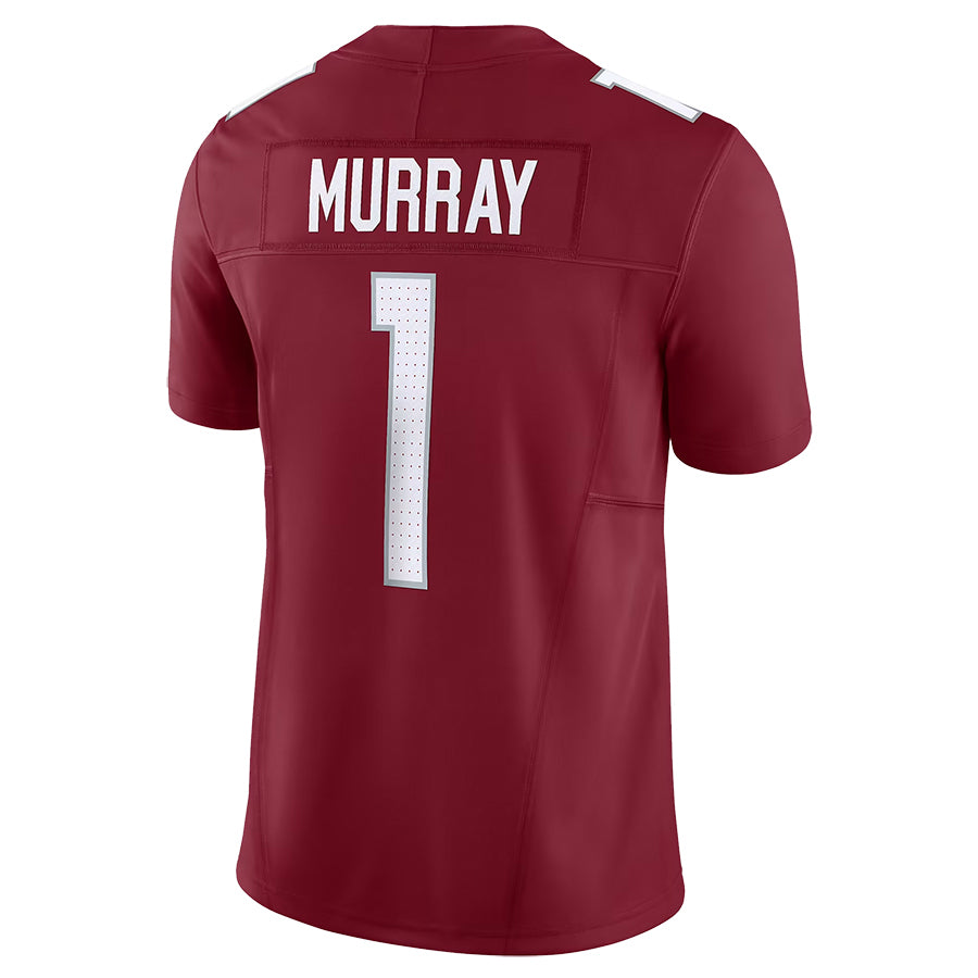 A.Cardinals #1 Kyler Murray Player Cardinal Vapor Limited Elite Home Game STECN Stitched Jerseys