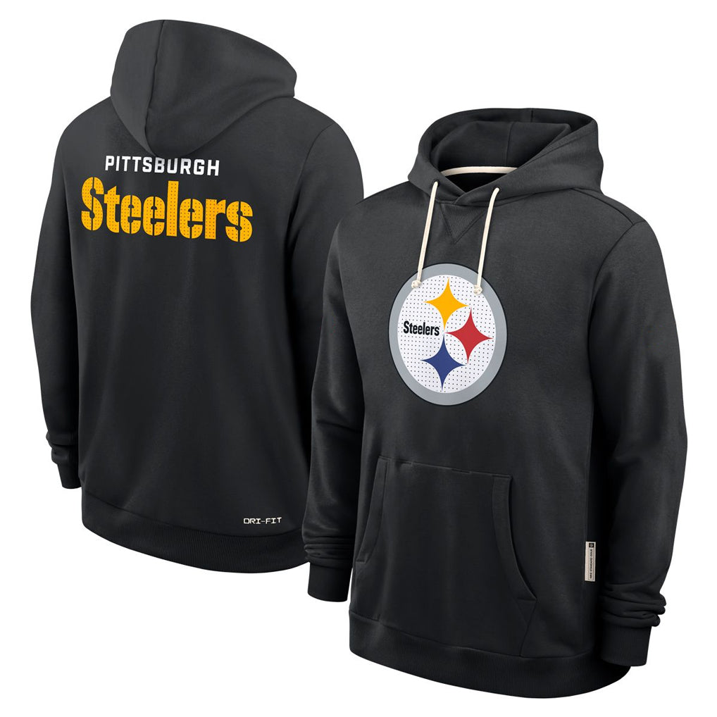 P.Steelers ## Steelers Blank Player Black LOGO Pullover Hoodies Limited STECN Stitched Jerseys