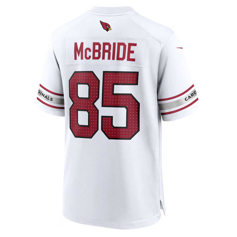 A.Cardinals #85 Trey McBride Player White Game STECN Stitched Jerseys