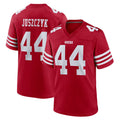 SF.49ers #44 Kyle Juszczyk Player Red Game Home STECN Stitched Jerseys