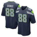 S.Seahawks #88 AJ Barner Player Navy Home Game STECN Stitched Jerseys