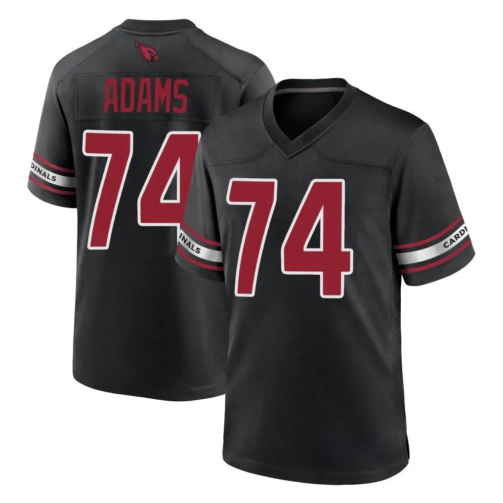 A.Cardinals #74 Isaiah Adams Player Black Alternate Game STECN Stitched Jerseys