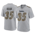 P.Steelers #35 Jamel Dean Player Gray Atmosphere Fashion Home Game STECN Stitched Jerseys