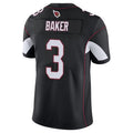 A.Cardinals #3 Budda Baker Player Black Vapor Limited Home Game STECN Stitched Jerseys