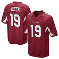 A.Cardinals #19 Carson Beck Player Cardinal Home Game STECN Stitched Jerseys