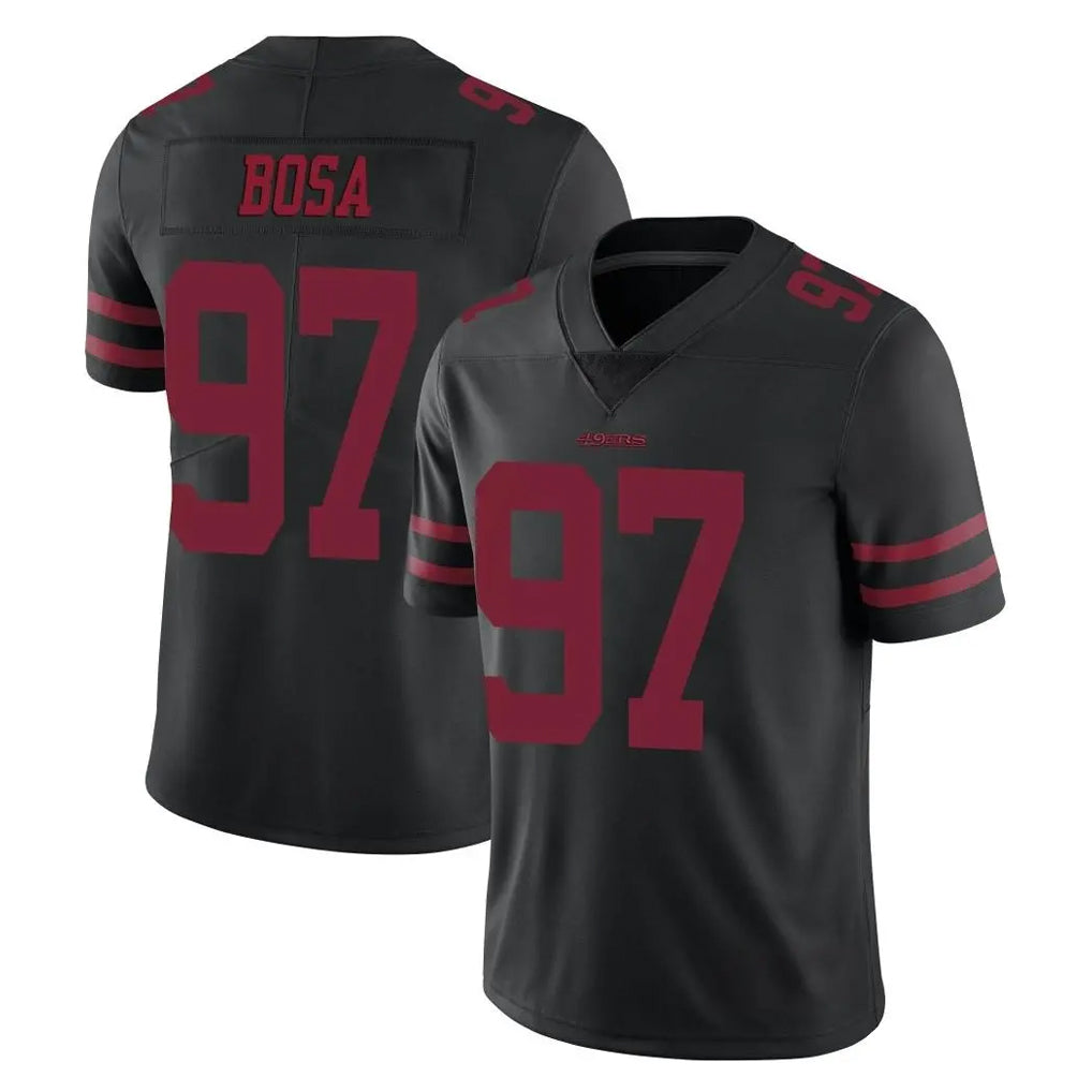 SF.49ers #97 Nick Bosa Player Black Alternate Limited Vapor Untouchable Home Game STECN Stitched Jerseys