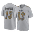 P.Steelers #13 Rico Dowdle Player Gray Atmosphere Fashion Home Game STECN Stitched Jerseys
