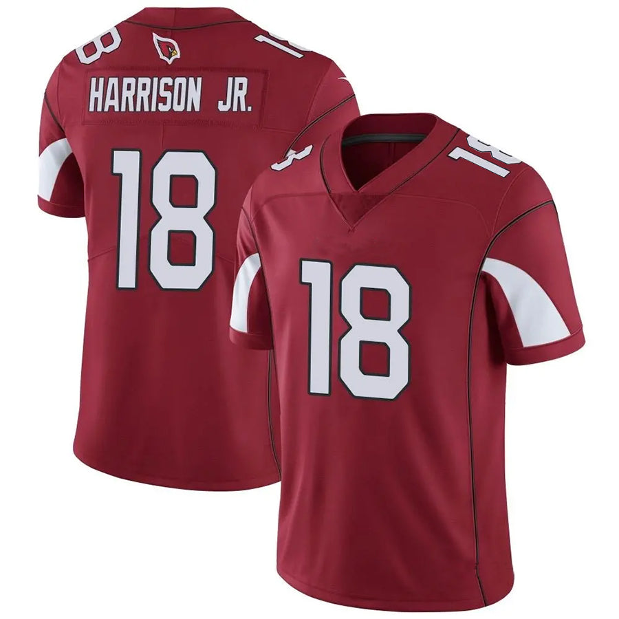 A.Cardinals #18 Marvin Harrison Jr. Player Red Limited Vapor Untouchable STECN Stitched Jerseys