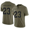 A.Cardinals #23 Sean Murphy-Bunting Player Olive Salute To Service STECN Stitched Jerseys