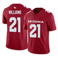 A.Cardinals #21 Garrett Williams Player Cardinal Vapor F.U.S.E. Limited Home Game STECN Stitched Jerseys