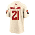 A.Cardinals #21 Garrett Williams Player Cream Rivalries Collection Game STECN Stitched Jerseys