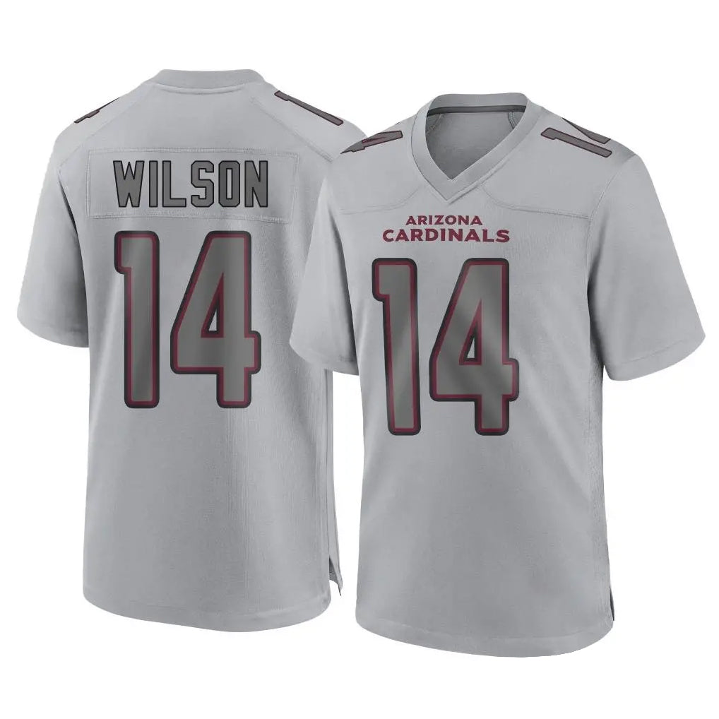 A.Cardinals #14 Michael Wilson Player Gray Fashion Home Game STECN Stitched Jerseys