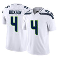 S.Seahawks #4 Michael Dickson Player White Limited Vapor F.U.S.E. Home Game STECN Stitched Jerseys