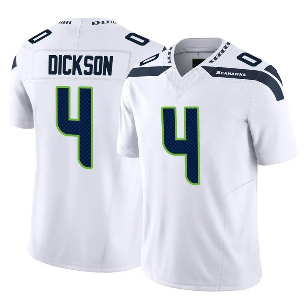 S.Seahawks #4 Michael Dickson Player White Limited Vapor F.U.S.E. Home Game STECN Stitched Jerseys