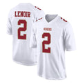 SF.49ers #2 Deommodore Lenoir Player White Fashion Home Game STECN Stitched Jerseys