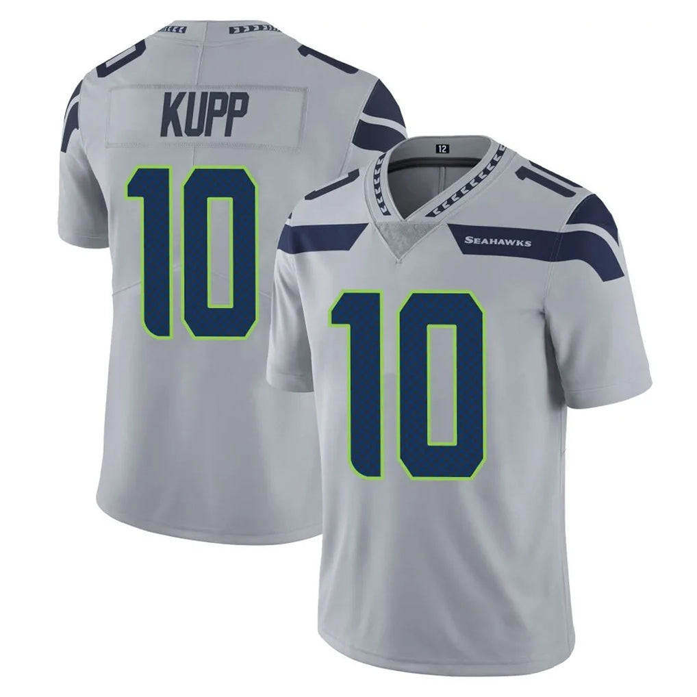 S.Seahawks #10 Cooper Kupp Player Gray Limited Vapor Untouchable Home Game STECN Stitched Jerseys