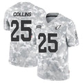 A.Cardinals #25 Zaven Collins Player Camo Salute to Service Limited STECN Stitched Jerseys