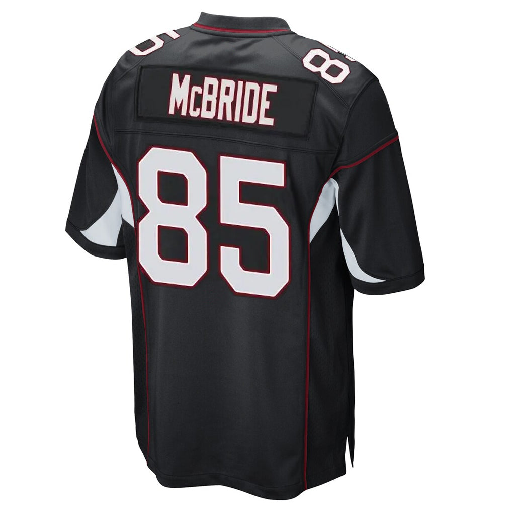 A.Cardinals #85 Trey McBride Player Black Home Game STECN Stitched Jerseys