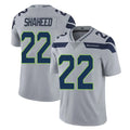 S.Seahawks #22 Rashid Shaheed Player Gray Limited Vapor Untouchable Home Game STECN Stitched Jerseys