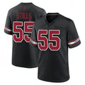 A.Cardinals #55 Dante Stills Player Black Home Game STECN Stitched Jerseys