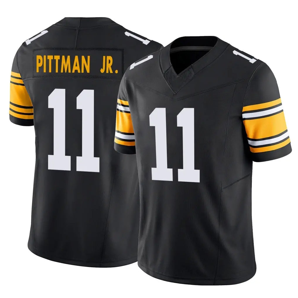 P.Steelers #11 Michael Pittman Jr. Player Black Limited Alternate Vapor F.U.S.E. Home Game STECN Stitched Jerseys