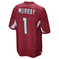 A.Cardinals #1 Kyler Murray Player Cardinal Home Game STECN Stitched Jerseys