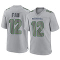 S.Seahawks #12 12th Fan Player Gray Atmosphere Fashion Home Game STECN Stitched Jerseys