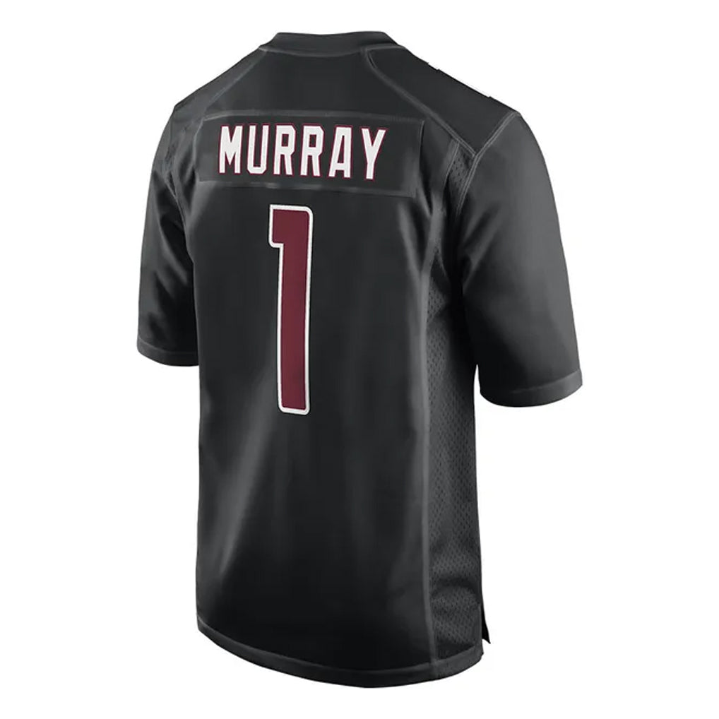 A.Cardinals #1 Kyler Murray Player Black Alternate Home Game STECN Stitched Jerseys