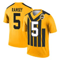 P.Steelers #5 Jalen Ramsey Player Gold Legend Limited 1933 Throwback Performance Home Game STECN Stitched Jerseys