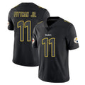 P.Steelers #11 Michael Pittman Jr. Player Black Impact Limited Home Game STECN Stitched Jerseys