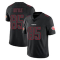 SF.49ers #85 George Kittle Player Black Impact Limited Home Game STECN Stitched Jerseys
