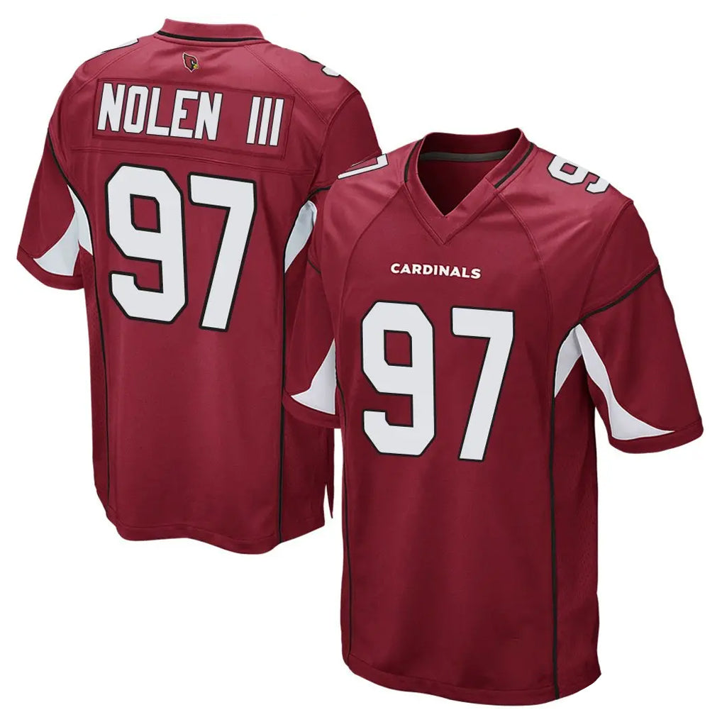 A.Cardinals #97 Walter Nolen III Player Cardinal Home Game STECN Stitched Jerseys