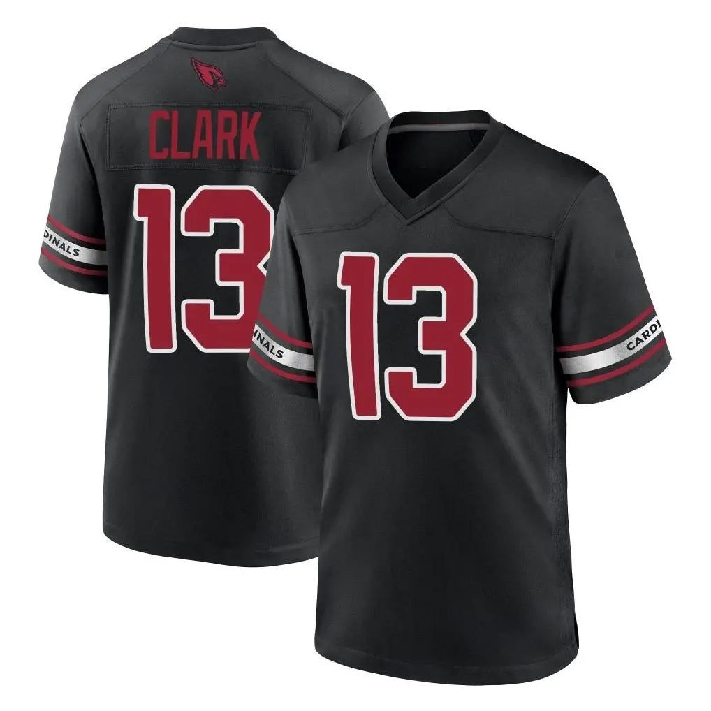 A.Cardinals #13 Kei'Trel Clark Player Black Alternate Game STECN Stitched Jerseys