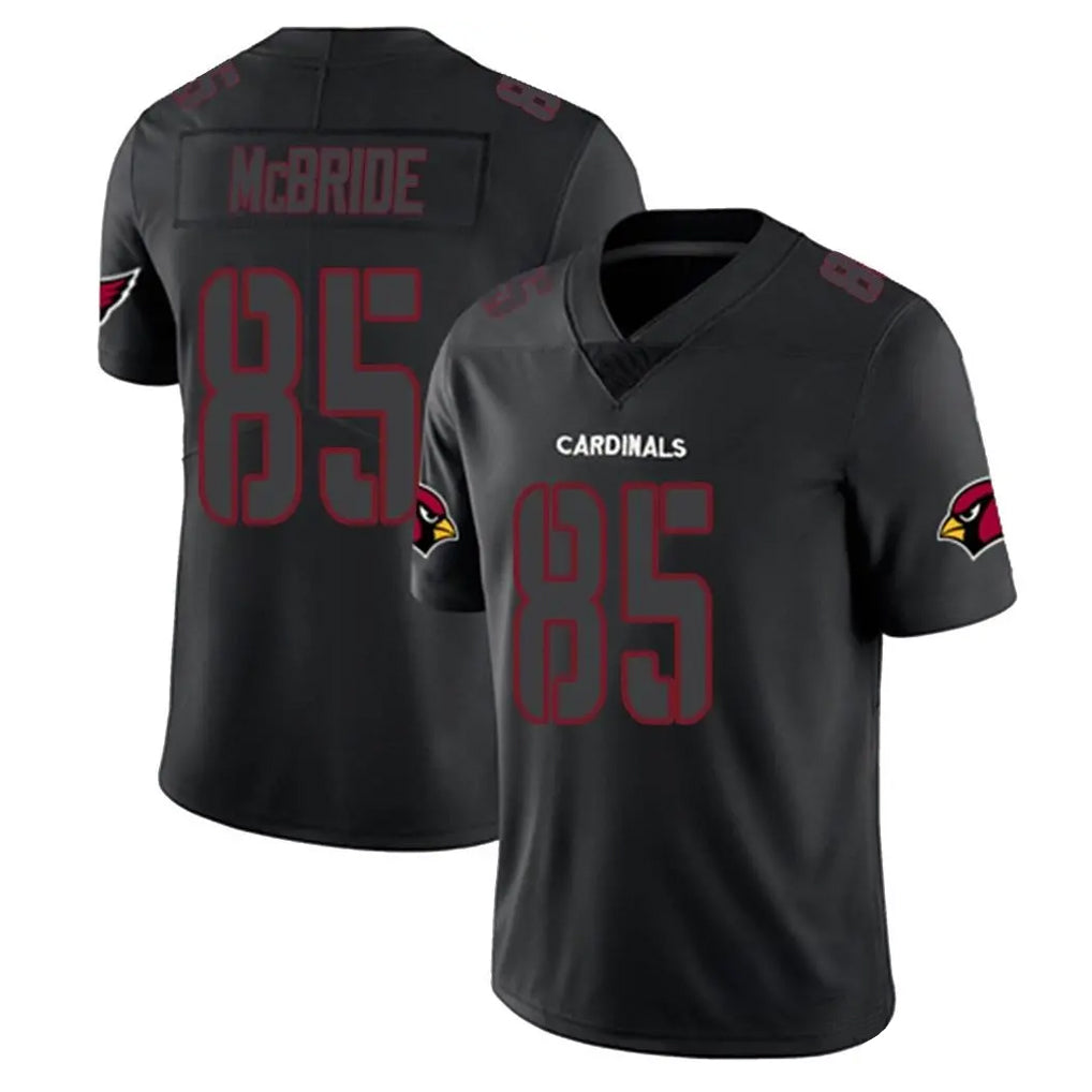A.Cardinals #85 Trey McBride Player Black Impact Limited Home Game STECN Stitched Jerseys