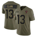 A.Cardinals #13 Kei'Trel Clark Player Olive Salute To Service Limited Home Game STECN Stitched Jerseys